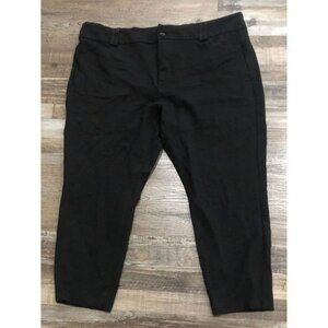 Studio by Torrid Womens 20R Stretch Crop Casual Pants Black